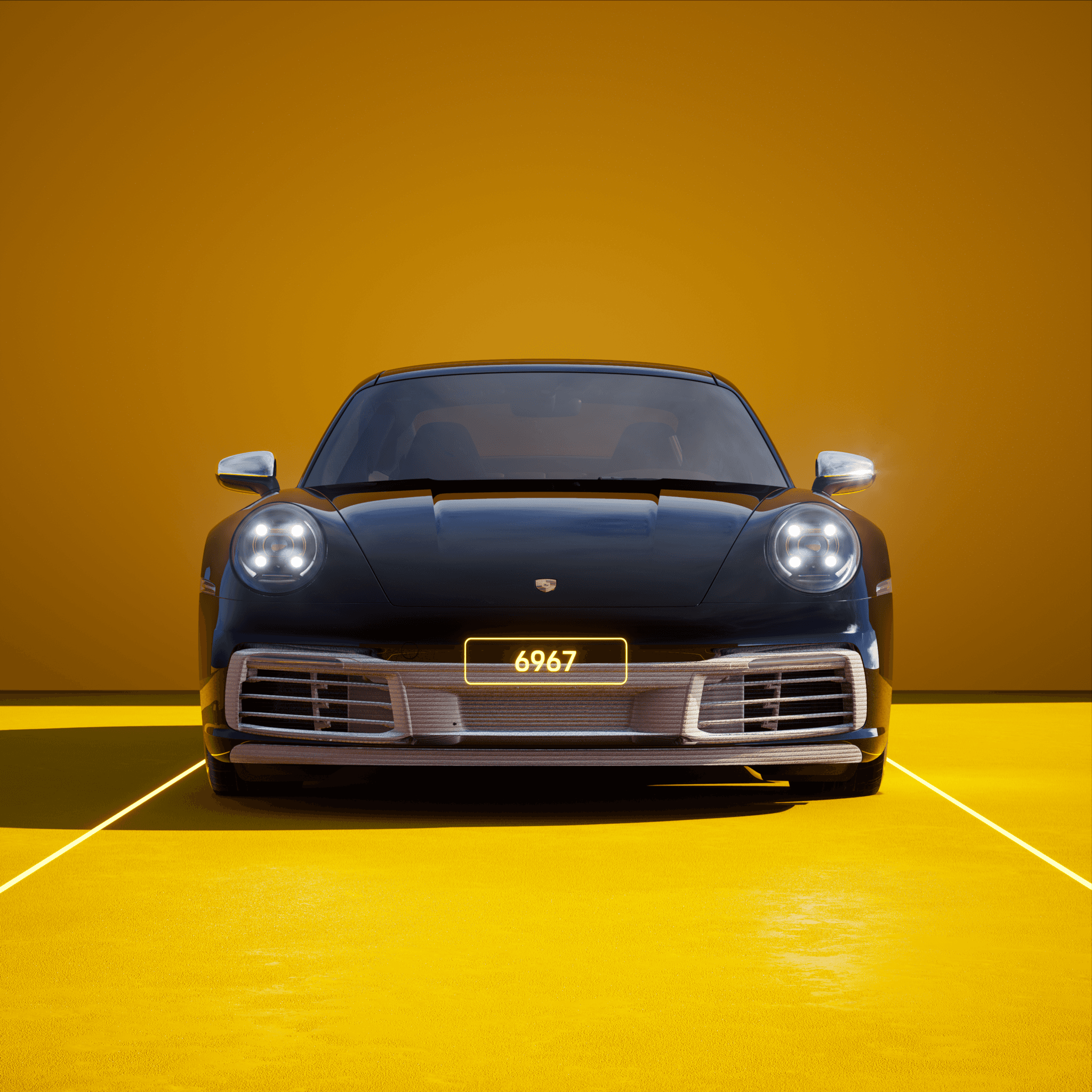 The PORSCHΞ 911 6967 image in phase