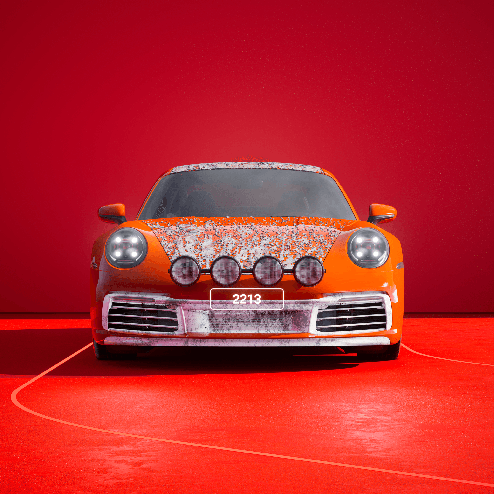 The PORSCHΞ 911 2213 image in phase