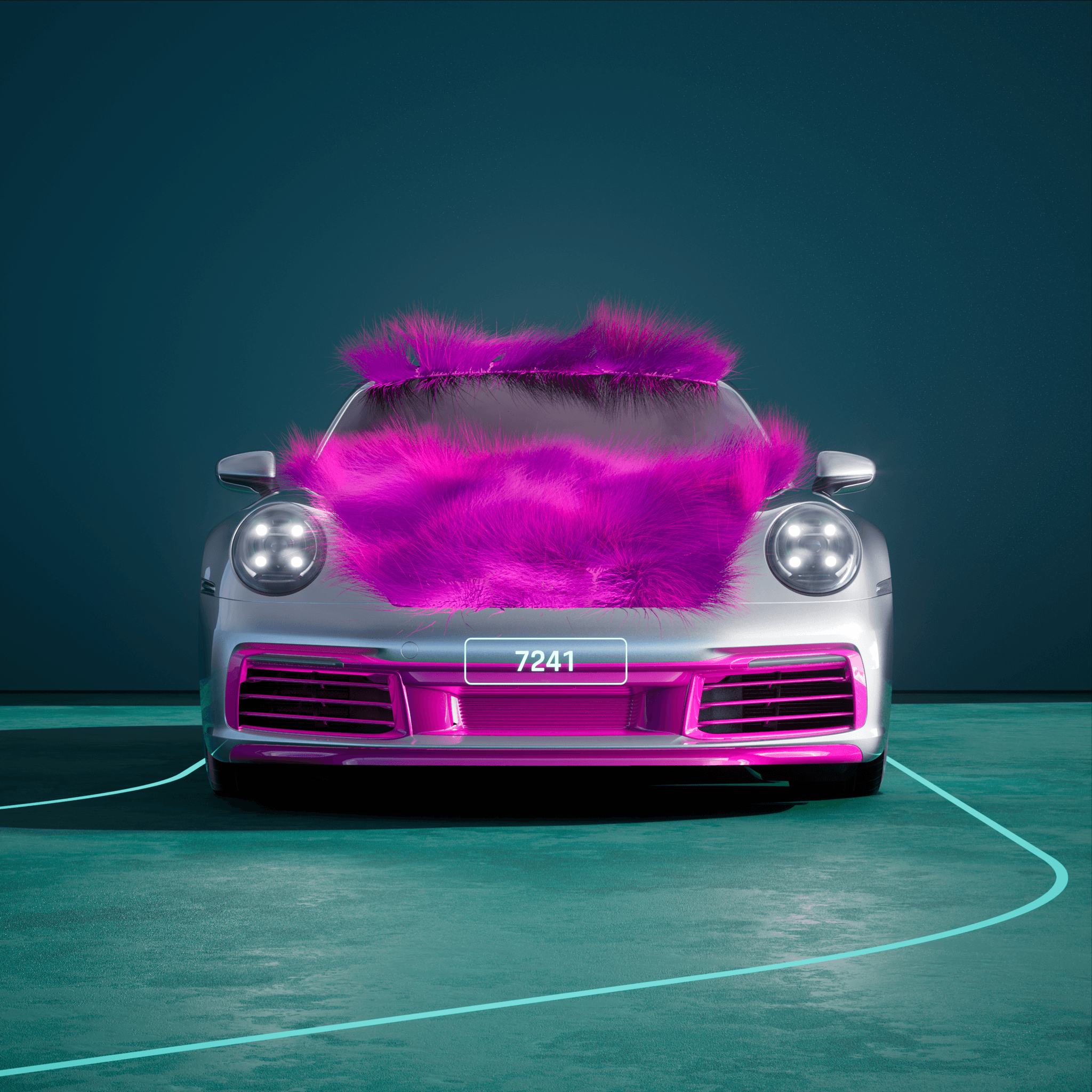The PORSCHΞ 911 7241 image in phase