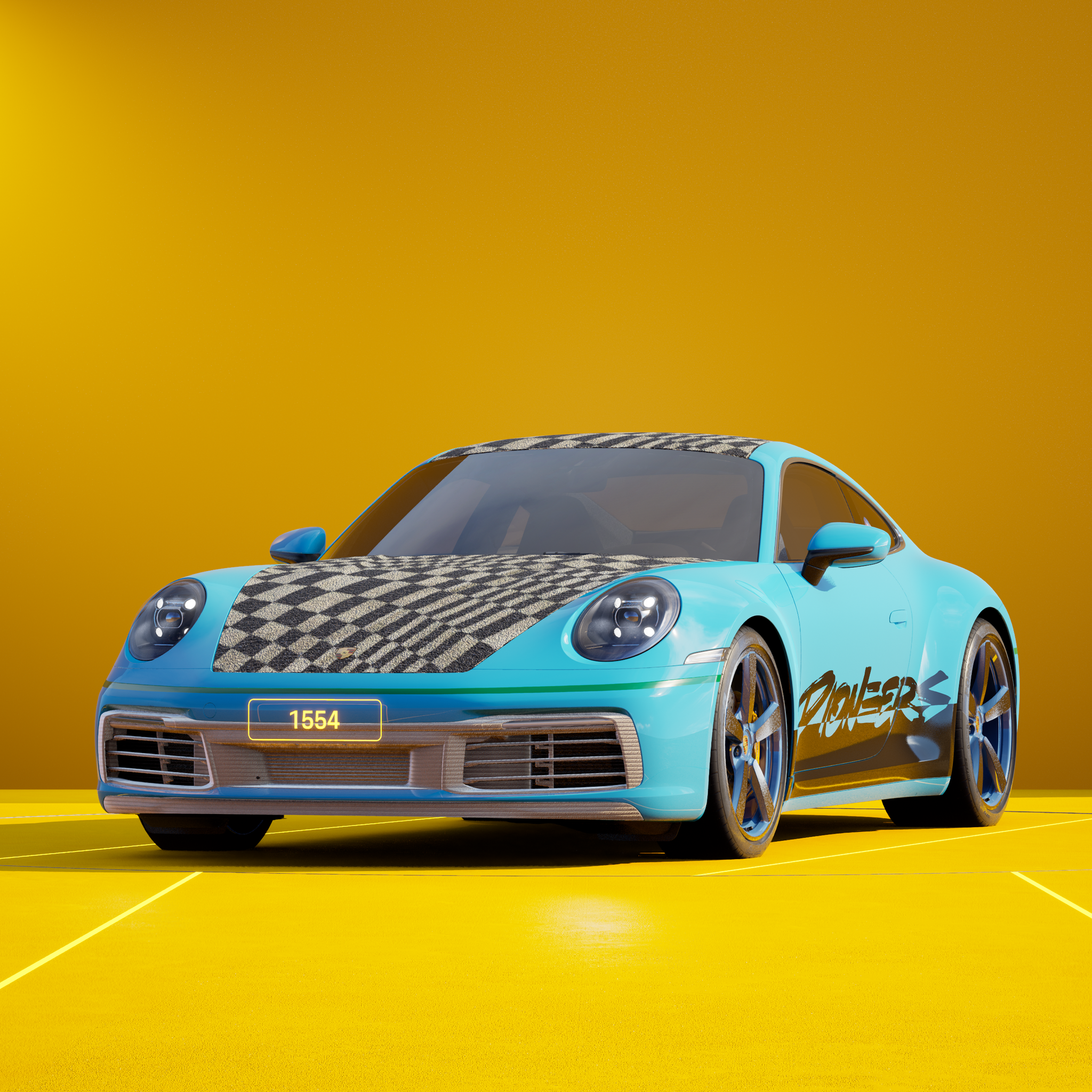 The PORSCHΞ 911 1554 image in phase