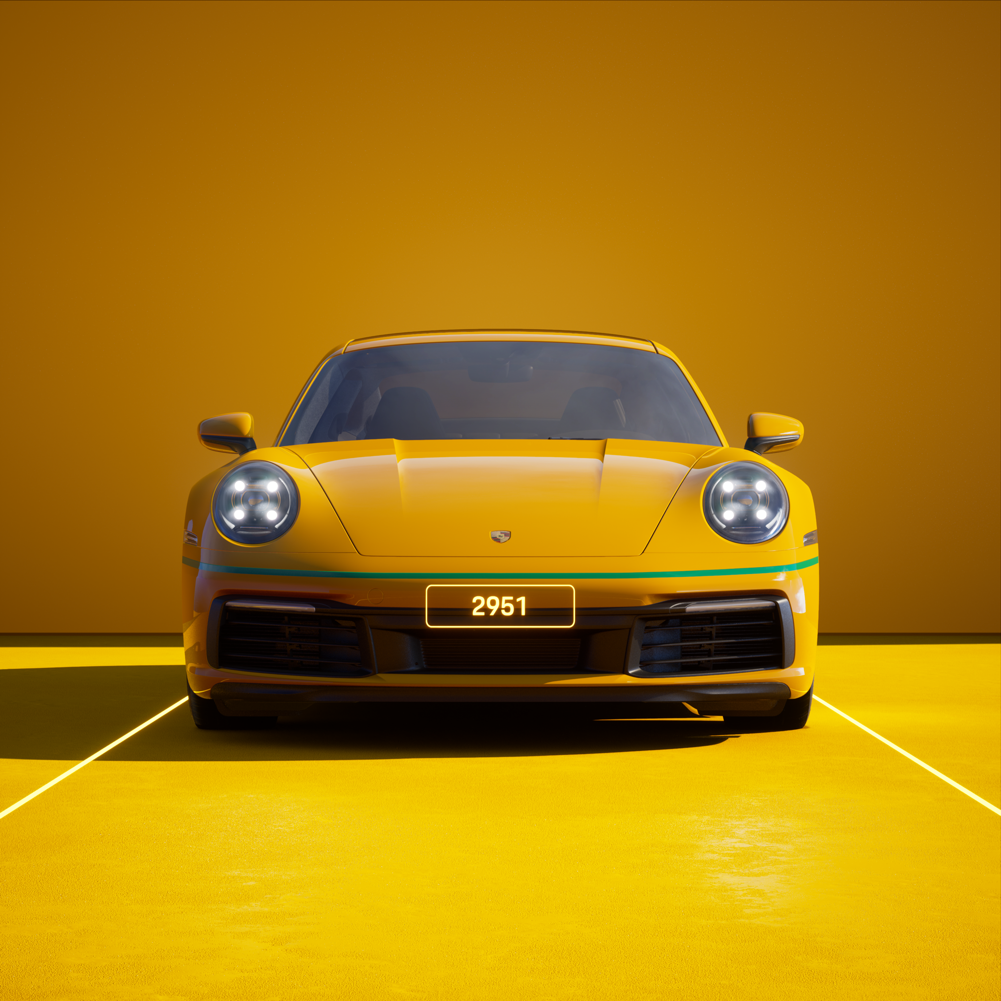 The PORSCHΞ 911 2951 image in phase