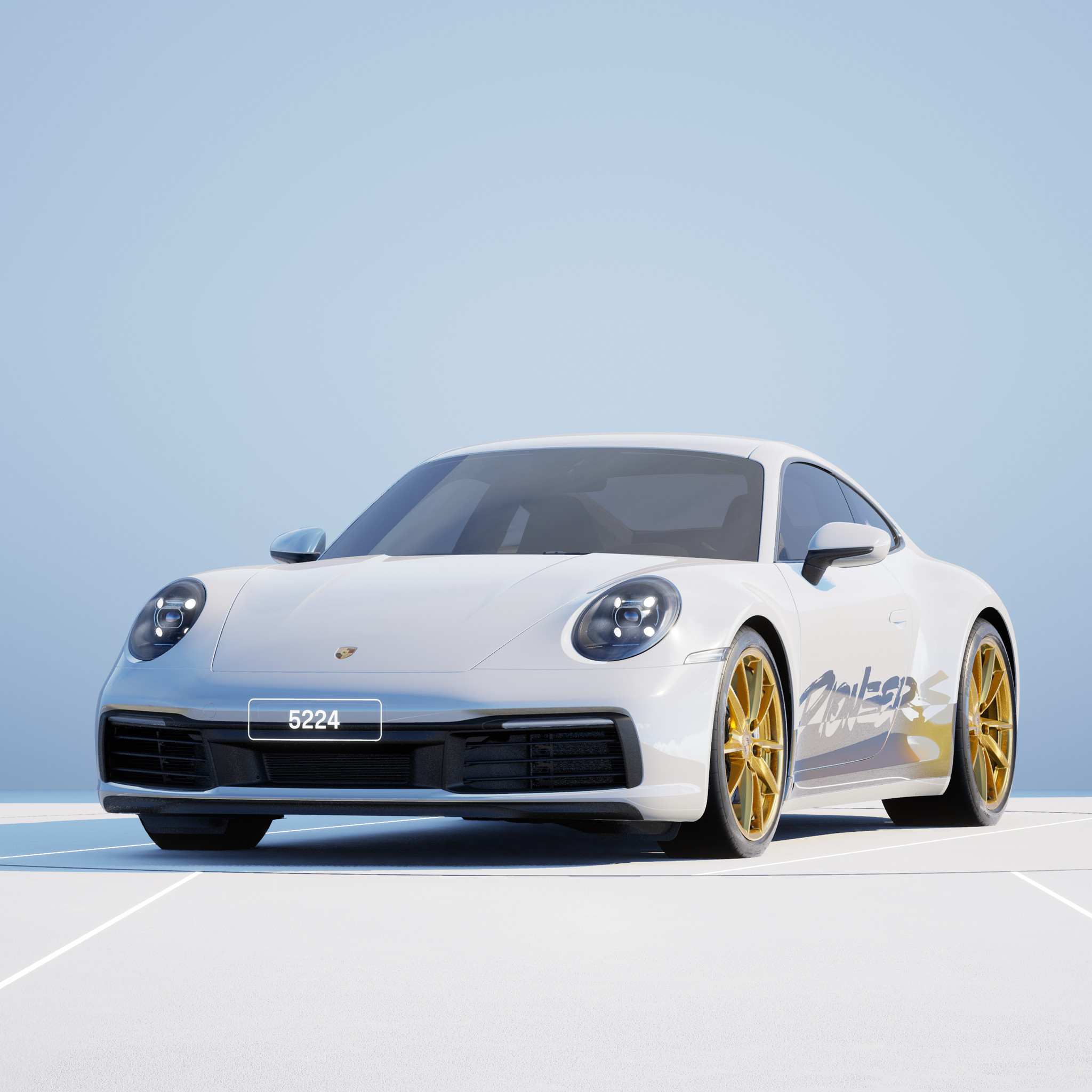 The PORSCHΞ 911 5224 image in phase