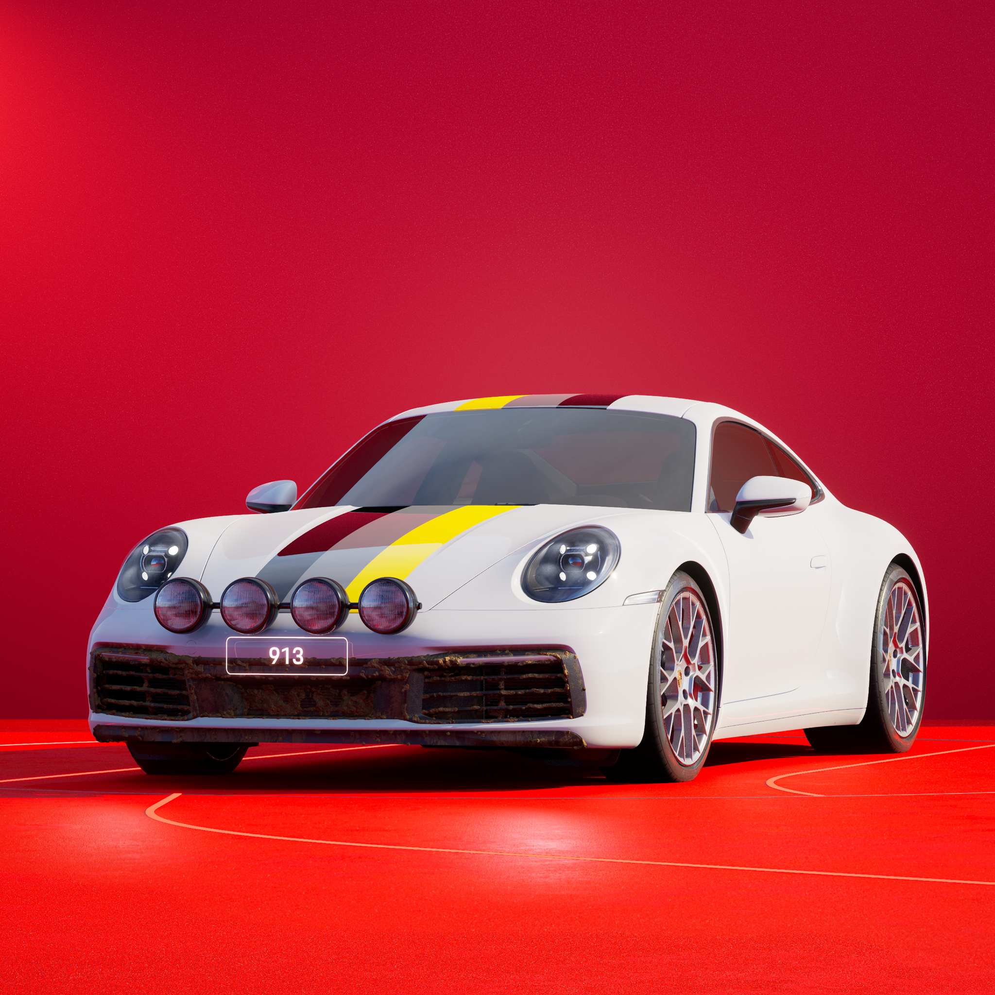 The PORSCHΞ 911 913 image in phase