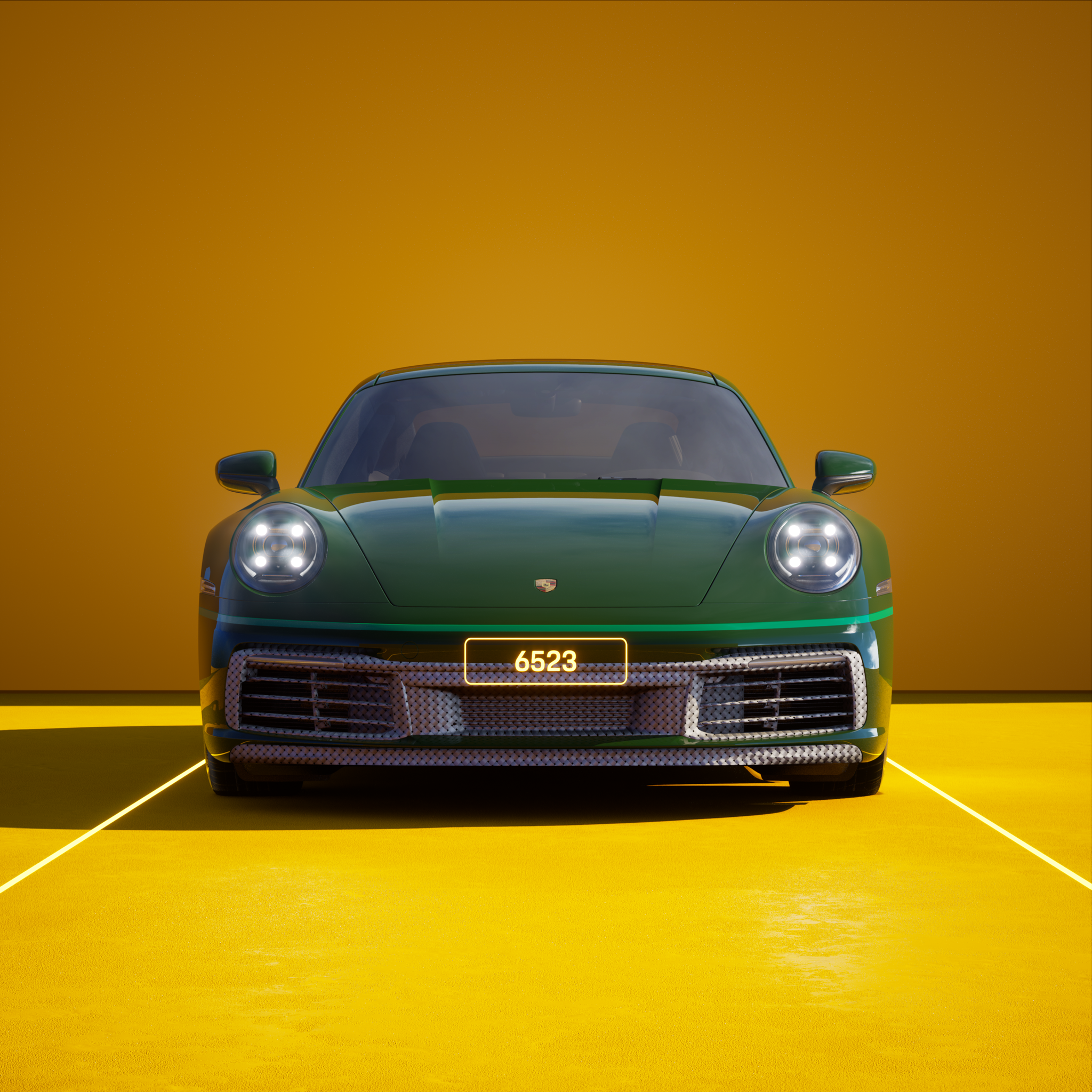 The PORSCHΞ 911 6523 image in phase