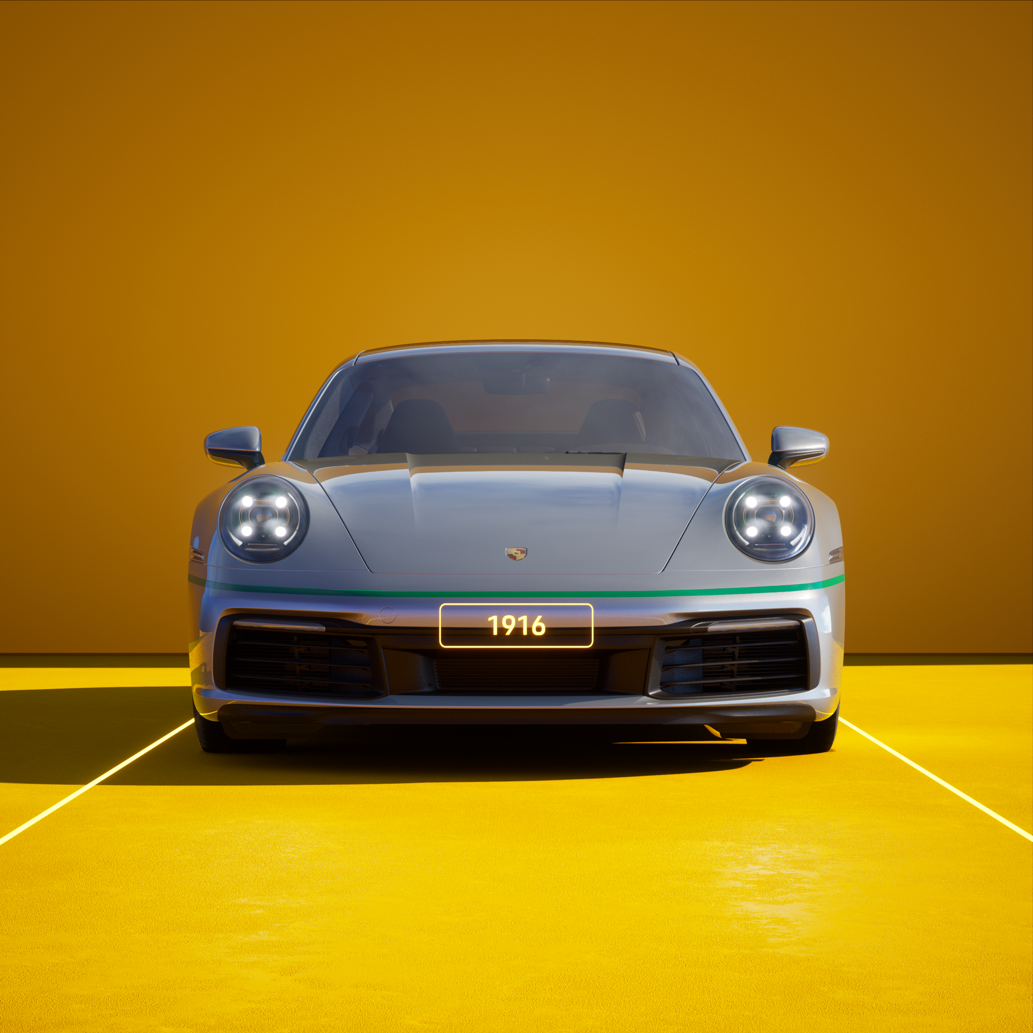 The PORSCHΞ 911 1916 image in phase