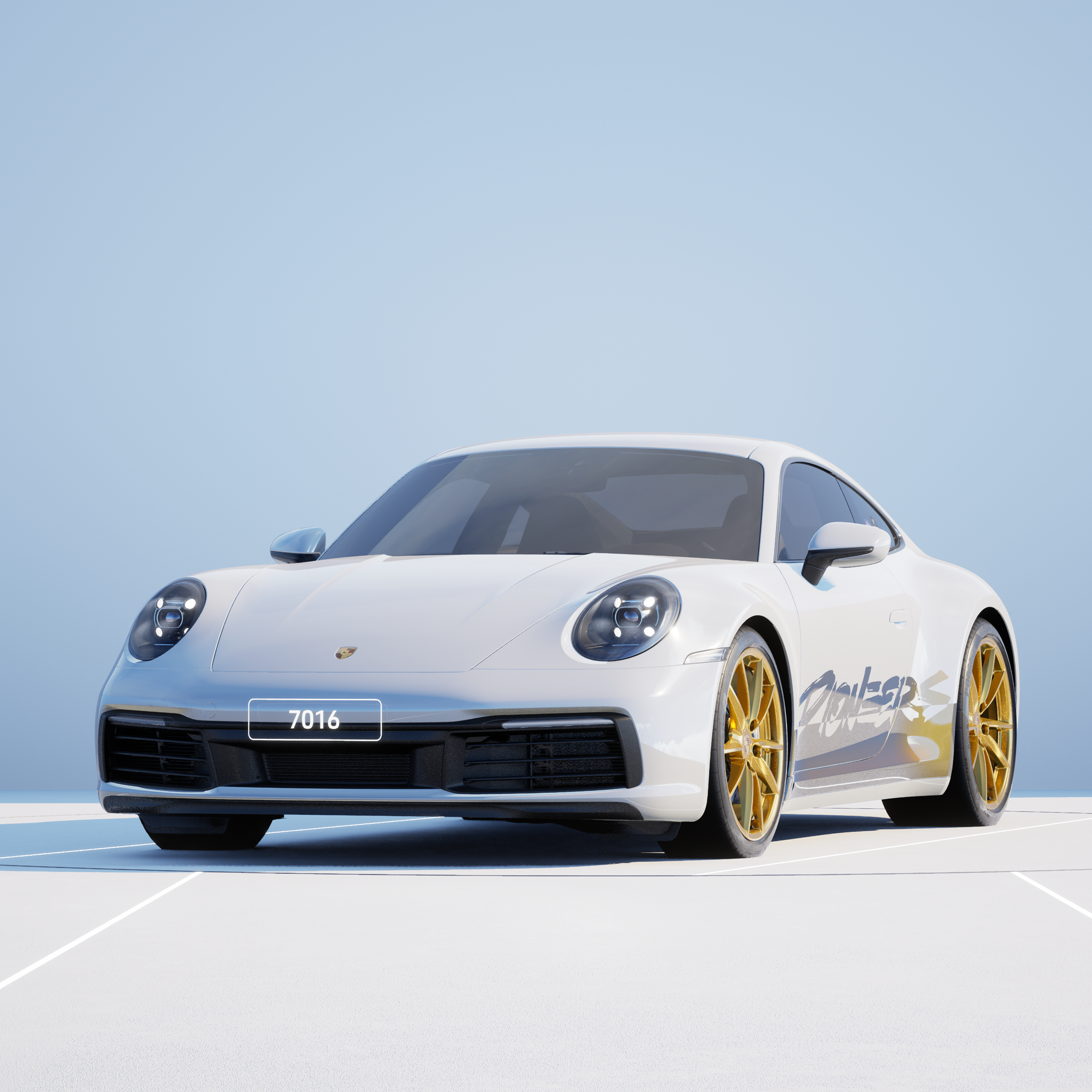 The PORSCHΞ 911 7016 image in phase