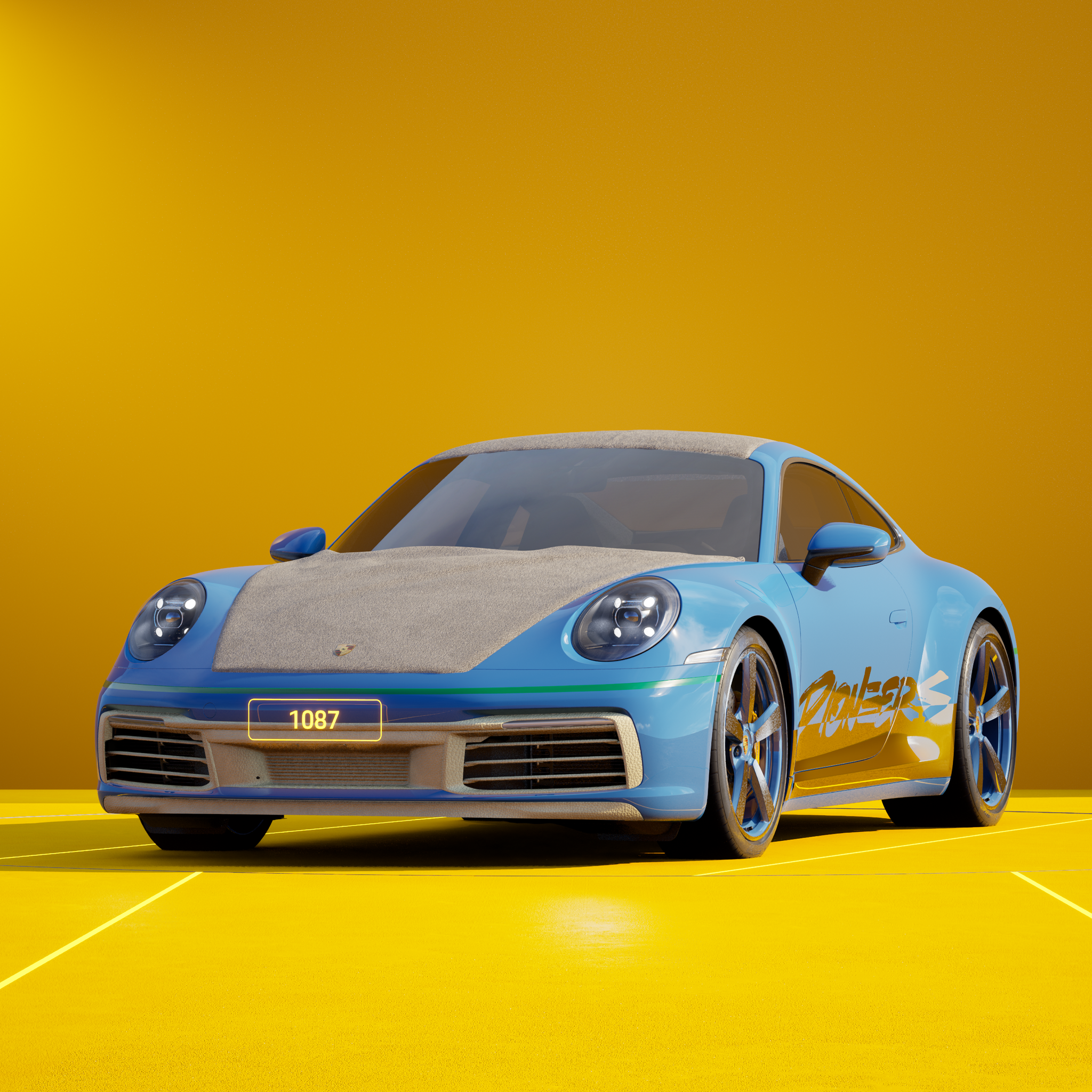 The PORSCHΞ 911 1087 image in phase