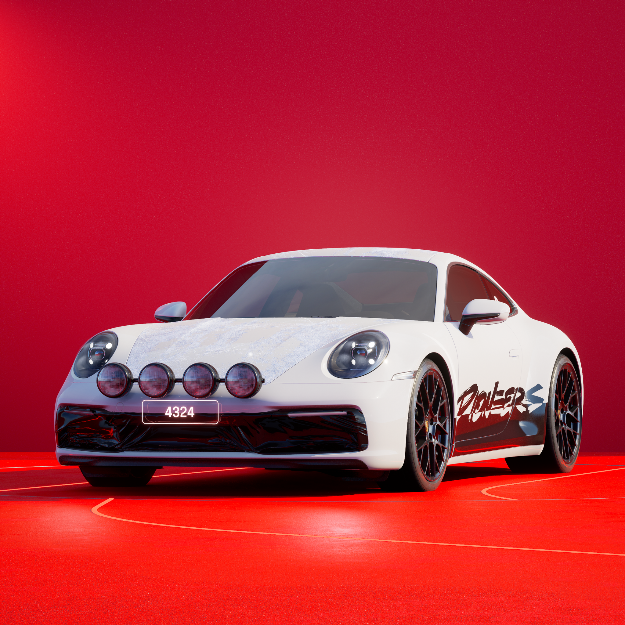 The PORSCHΞ 911 4324 image in phase