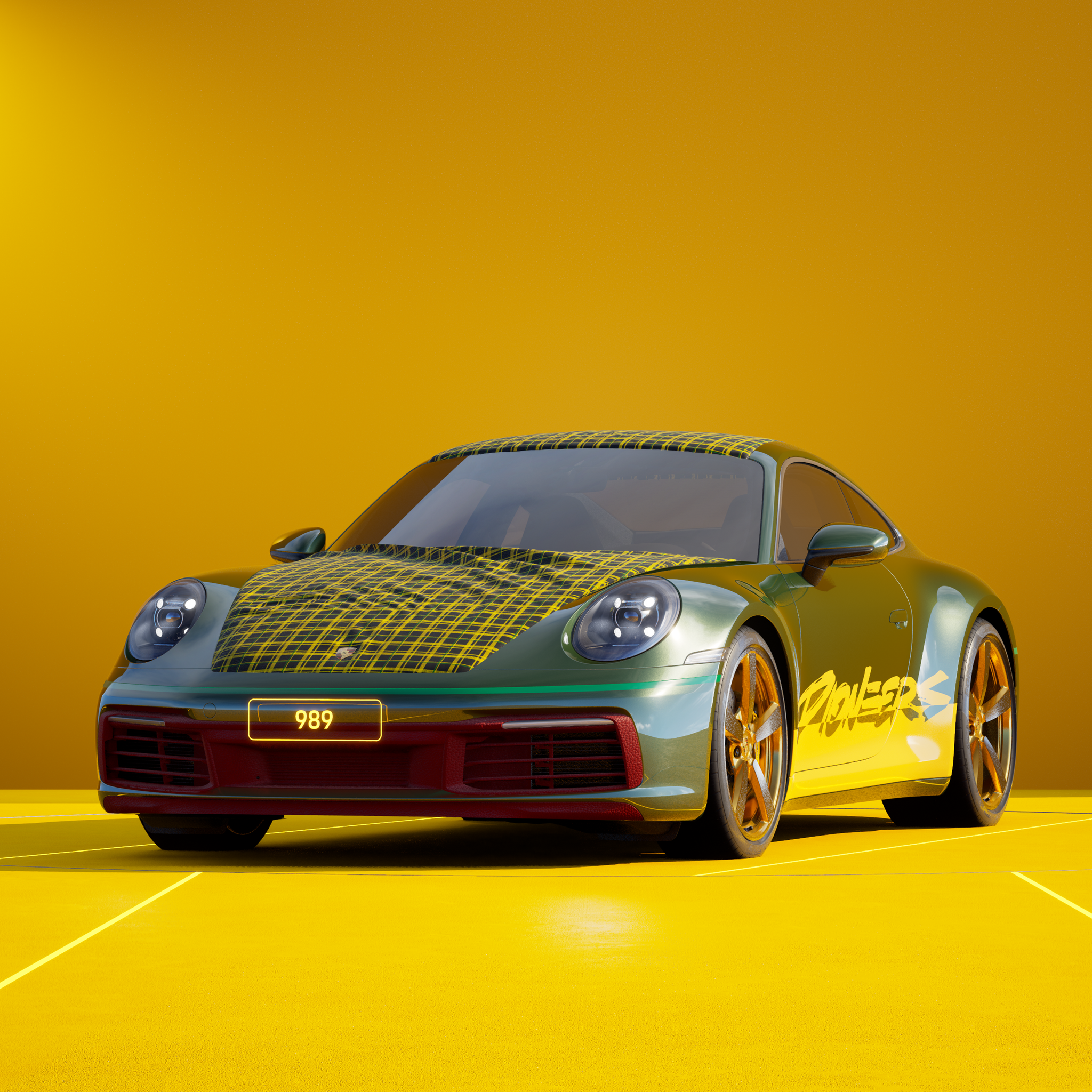 The PORSCHΞ 911 989 image in phase