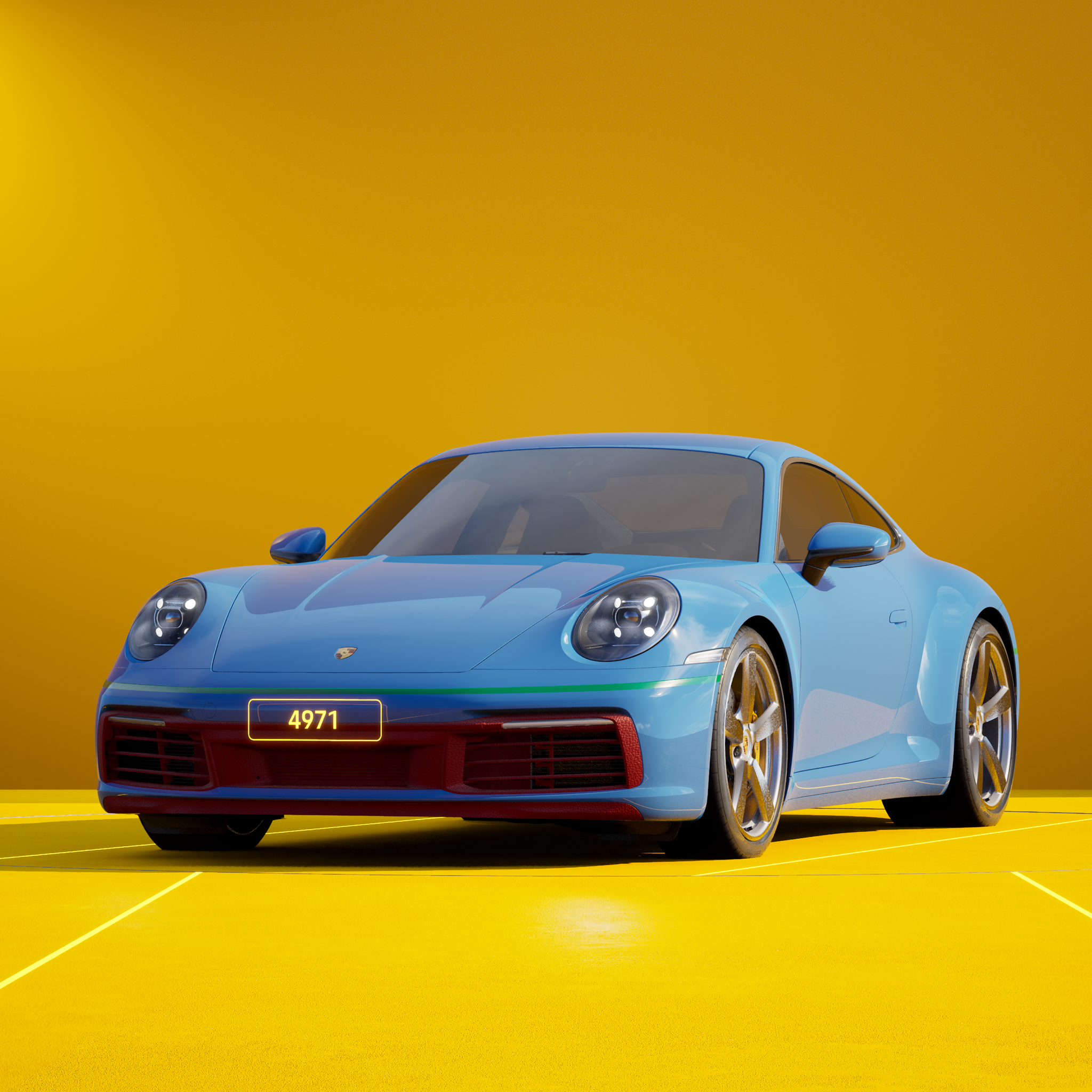 The PORSCHΞ 911 4971 image in phase