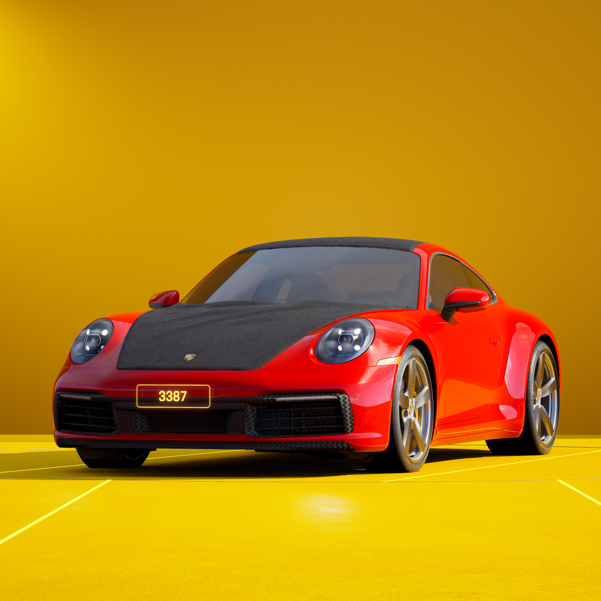 The PORSCHΞ 911 3387 image in phase