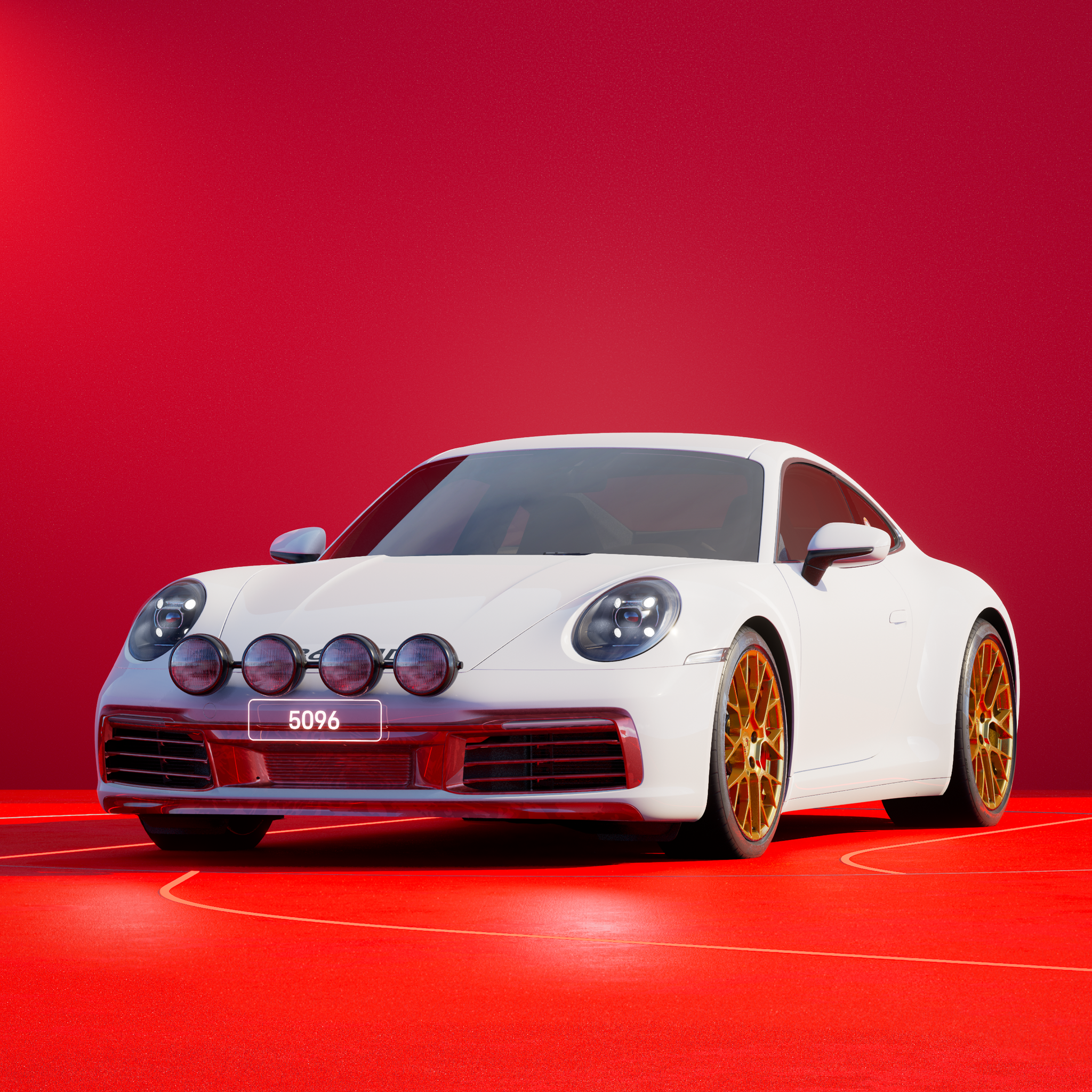 The PORSCHΞ 911 5096 image in phase