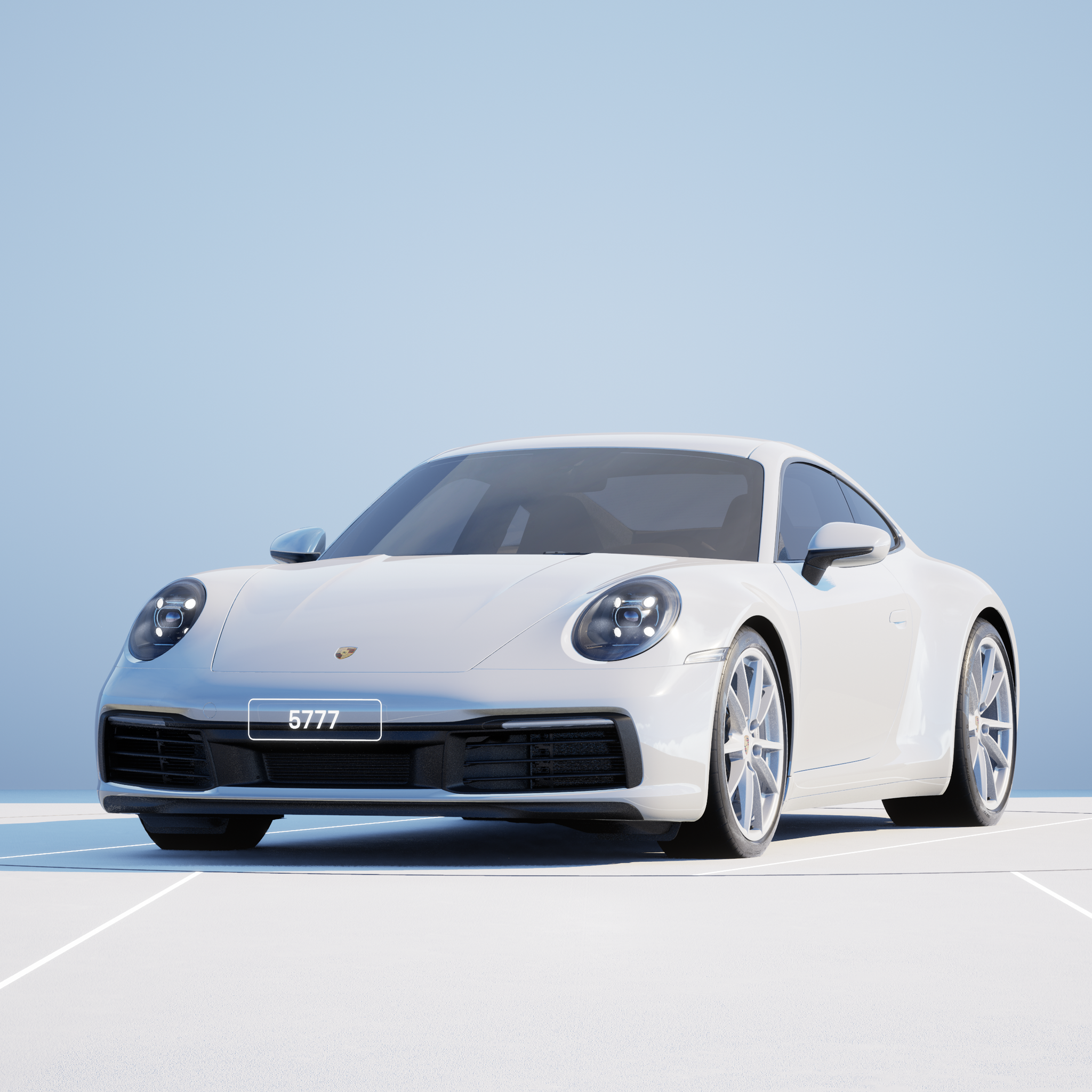 The PORSCHΞ 911 5777 image in phase
