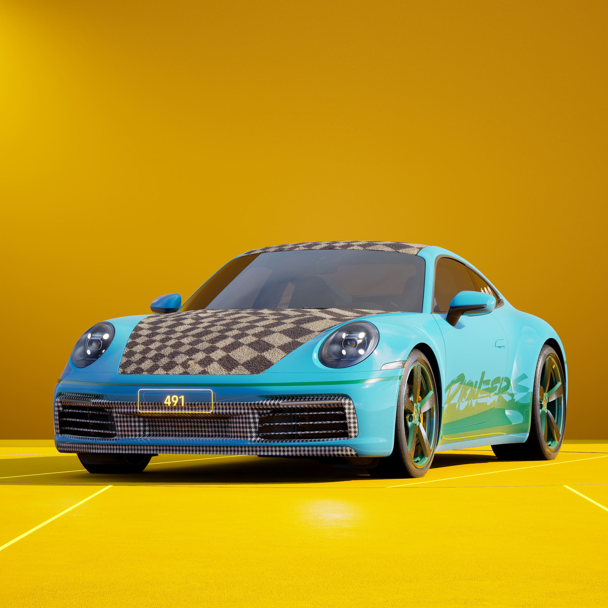 The PORSCHΞ 911 491 image in phase