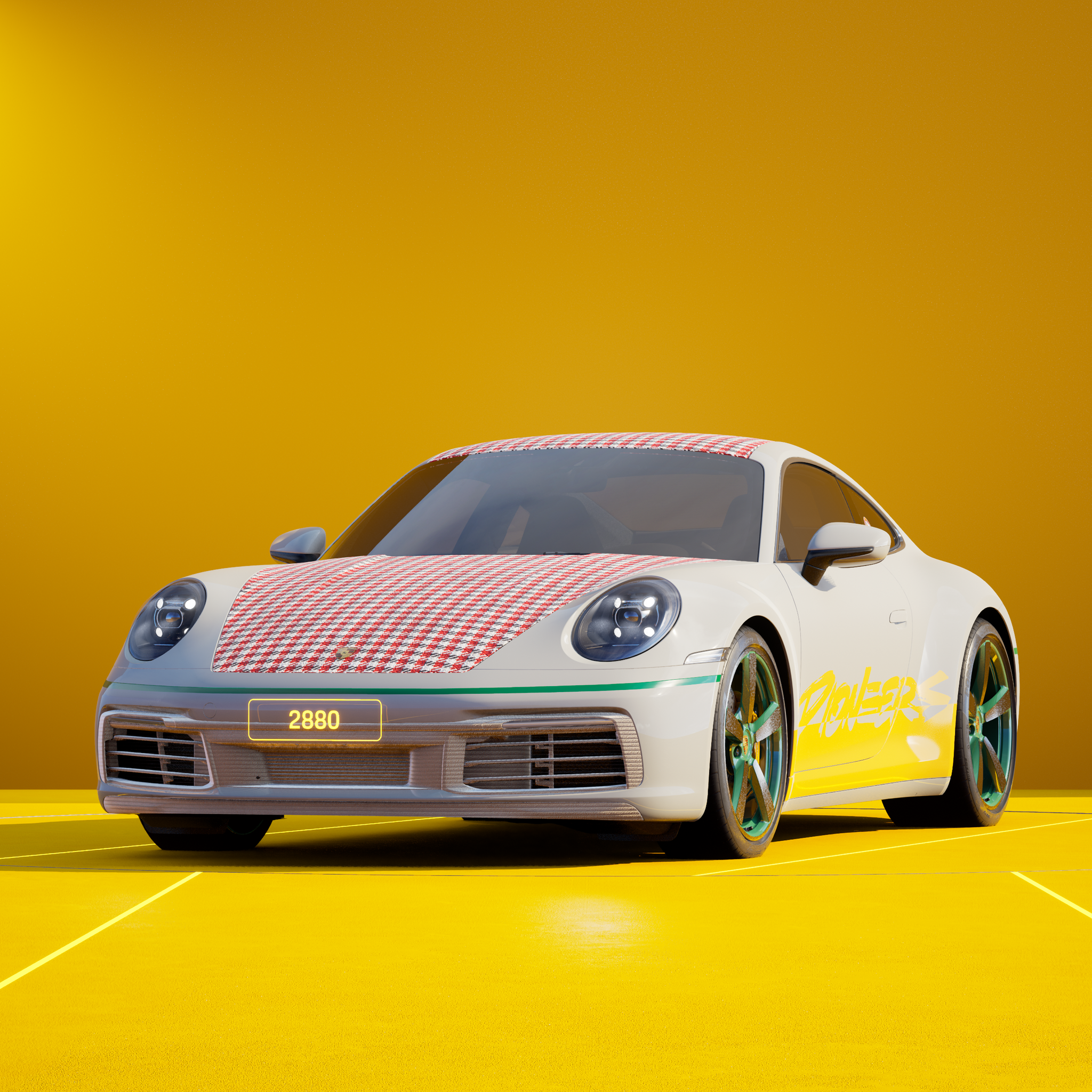 The PORSCHΞ 911 2880 image in phase