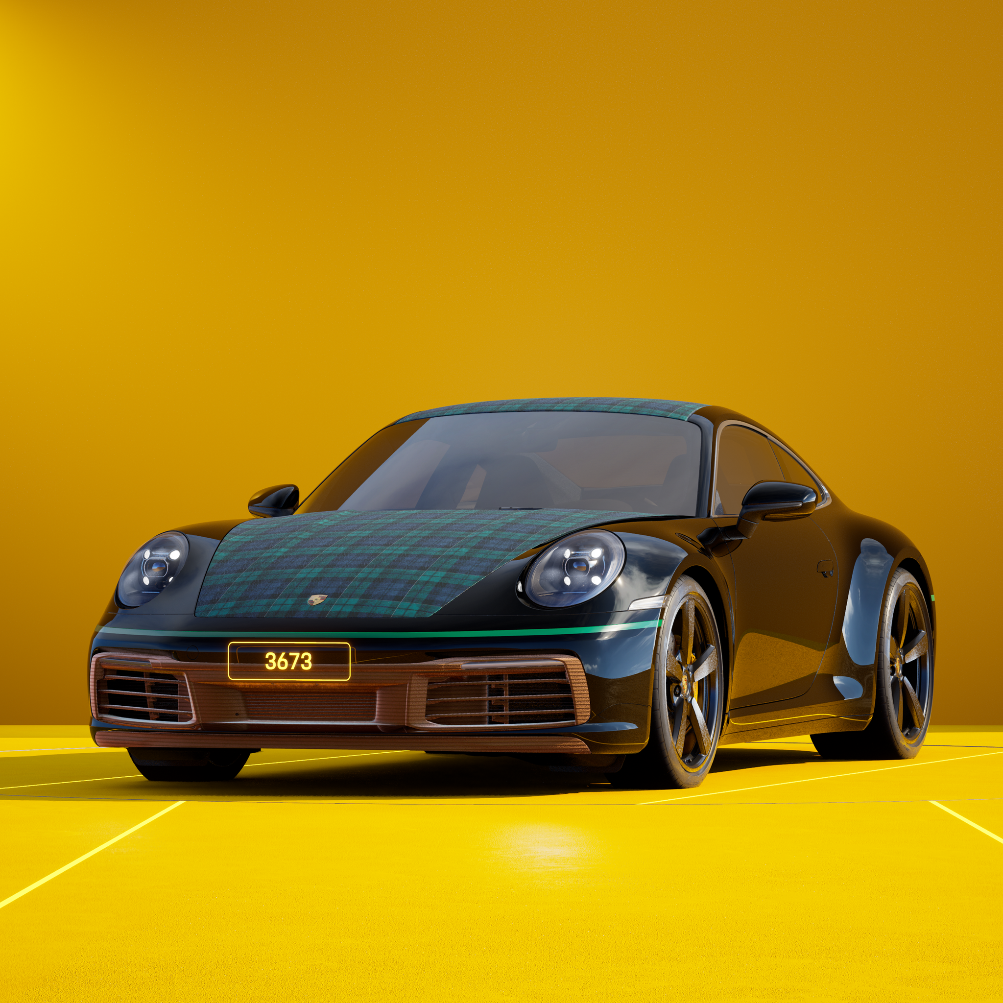 The PORSCHΞ 911 3673 image in phase