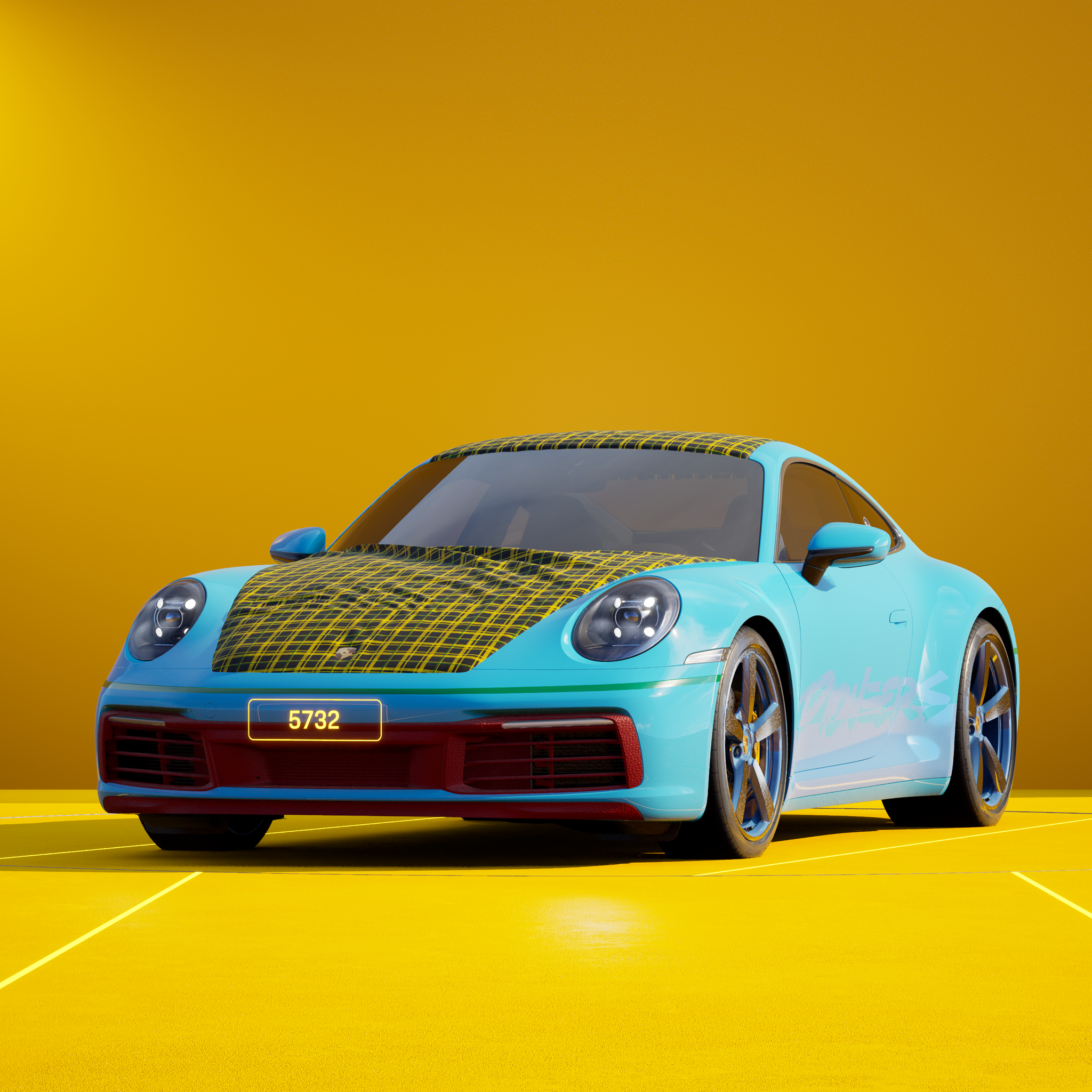 The PORSCHΞ 911 5732 image in phase