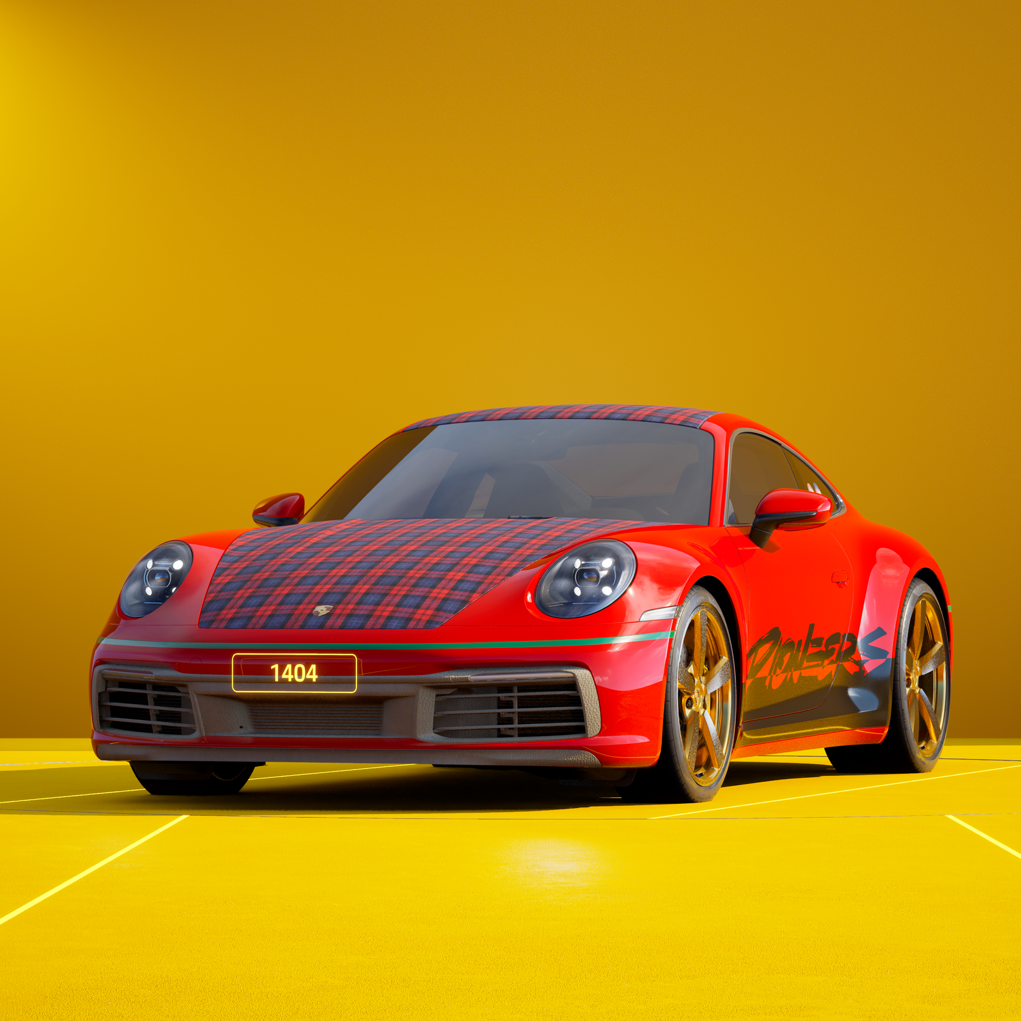 The PORSCHΞ 911 1404 image in phase