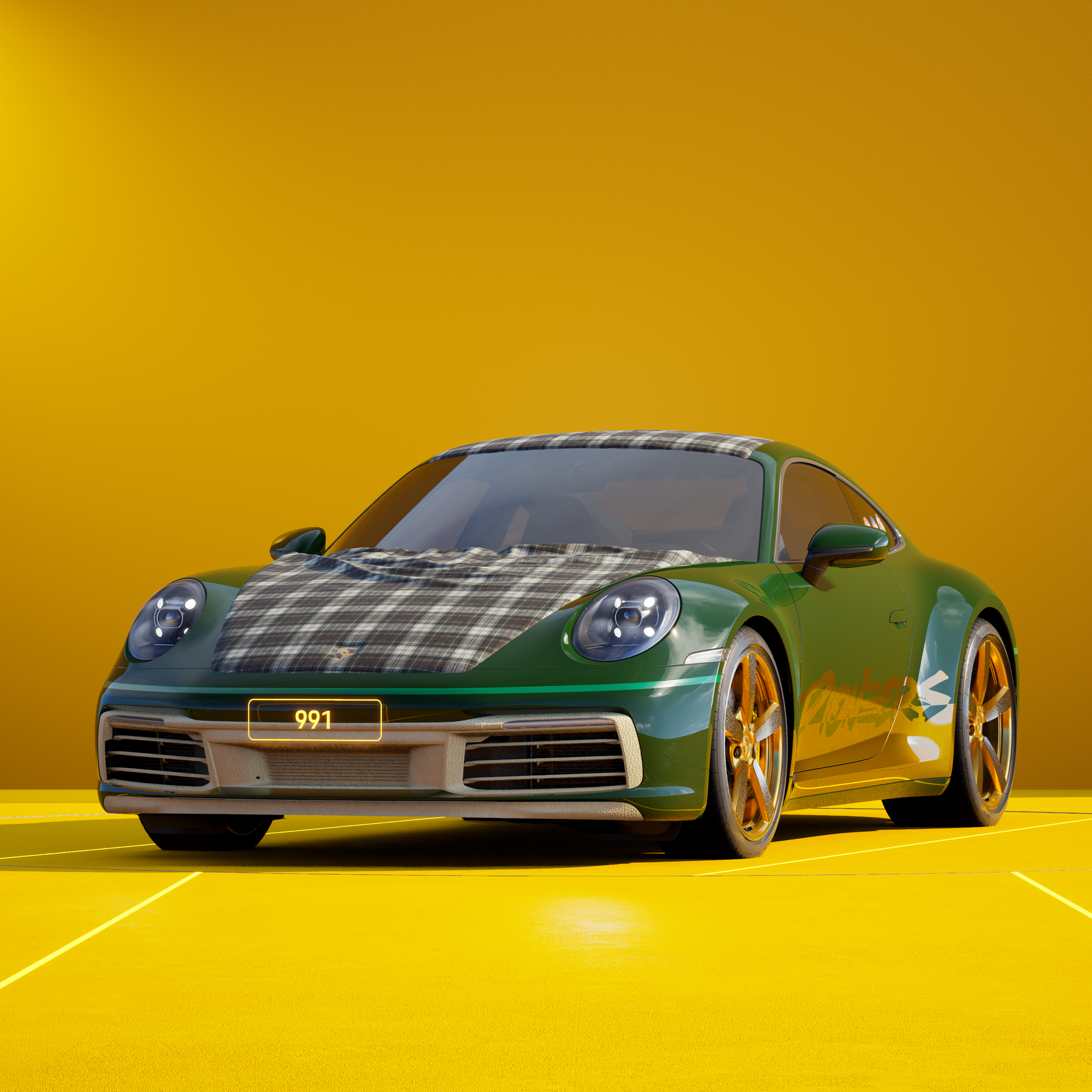 The PORSCHΞ 911 991 image in phase
