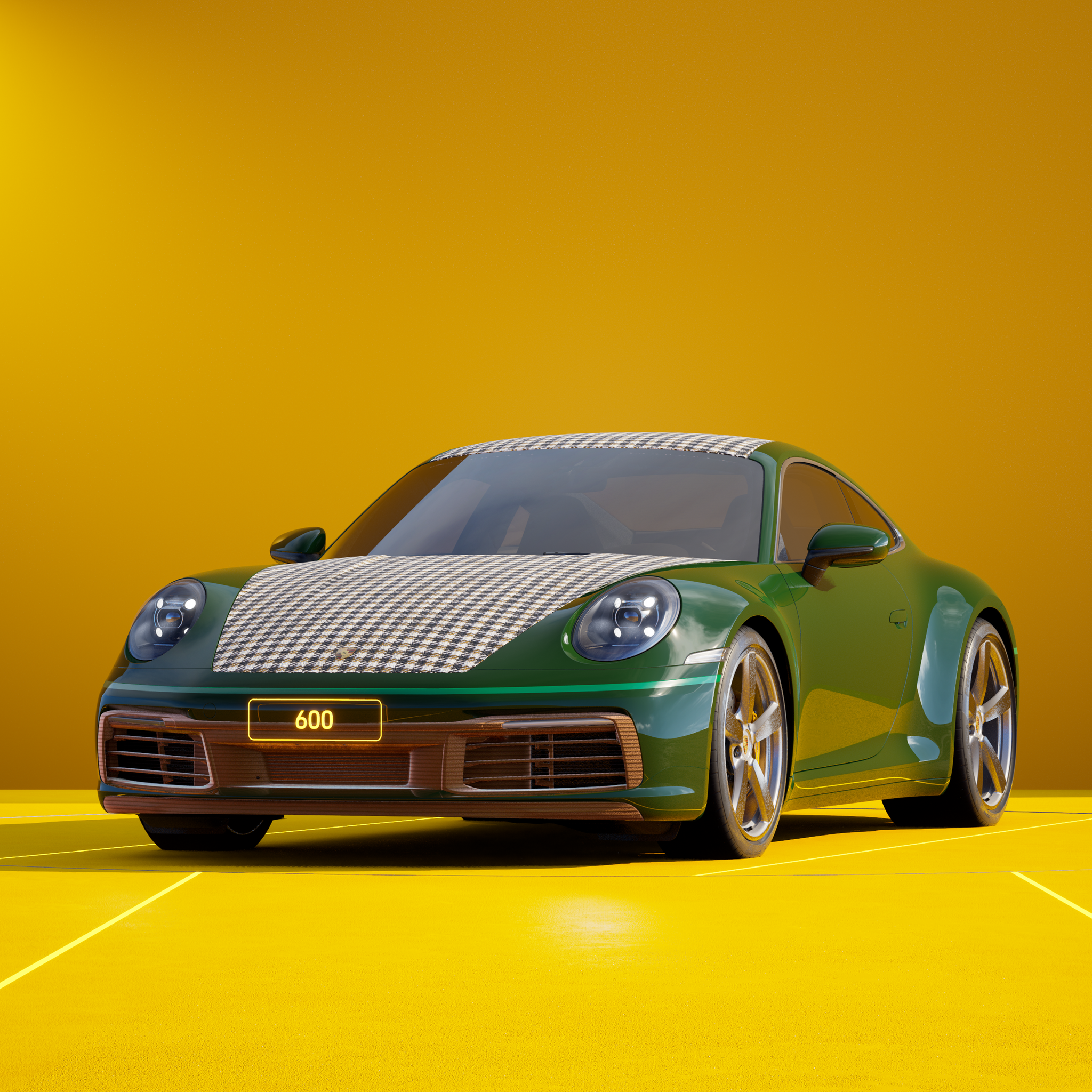 The PORSCHΞ 911 600 image in phase