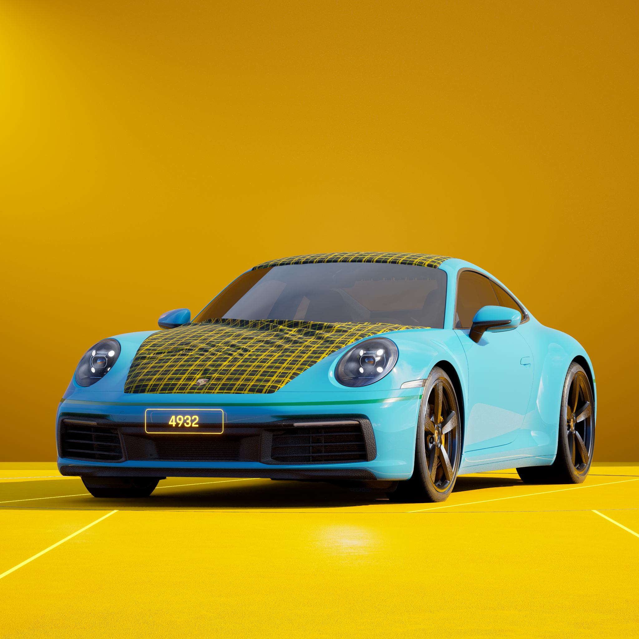The PORSCHΞ 911 4932 image in phase
